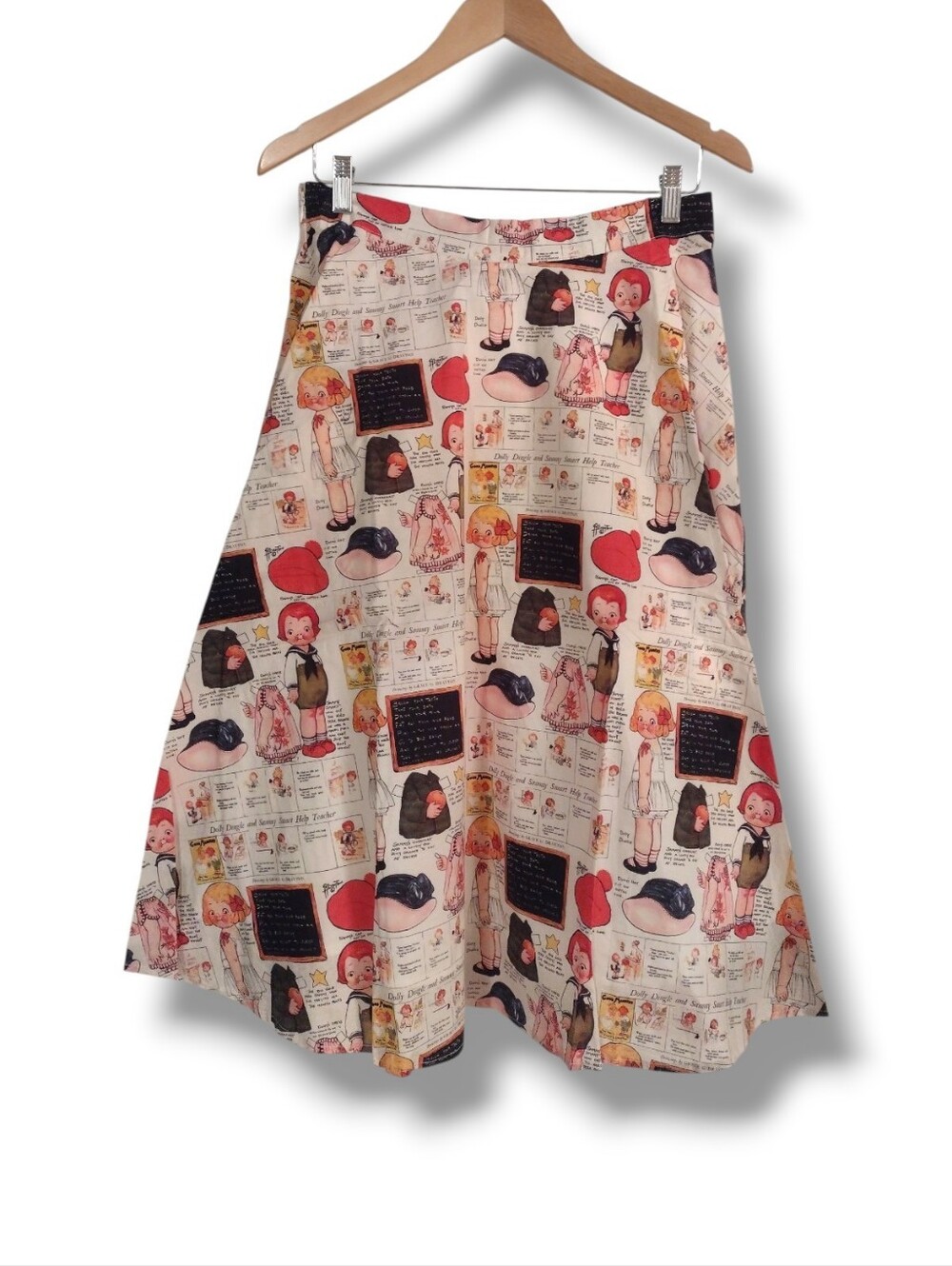 Tulip B Paper Doll Cartoon Vintage Style Skirt